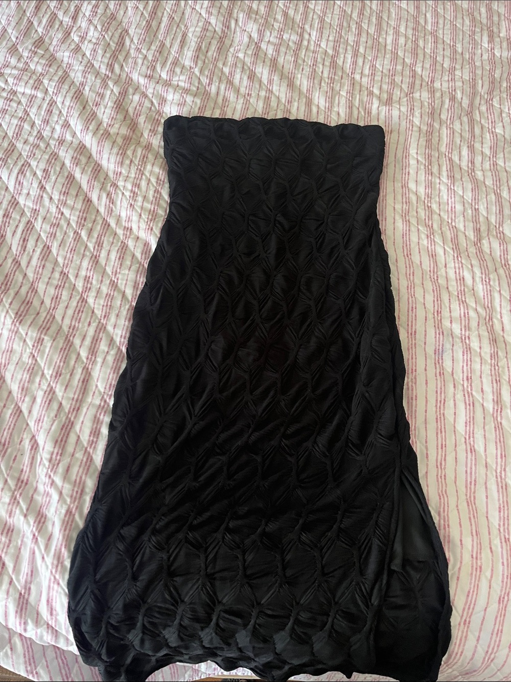 Ergobaby Black Strapless Textured Women’s Dress